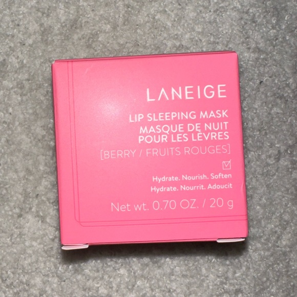 New Laneige Full Size Lip Sleeping Mask Berry - Picture 3 of 8